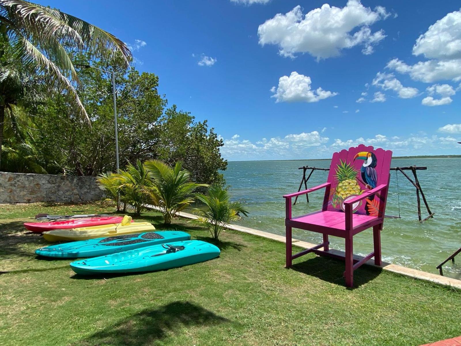 Coras Place Bacalar Lagoon Front Εξωτερικό φωτογραφία